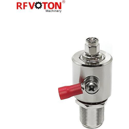 Free shipping 0-3G N female bulkhead to RP SMA male connector adapter