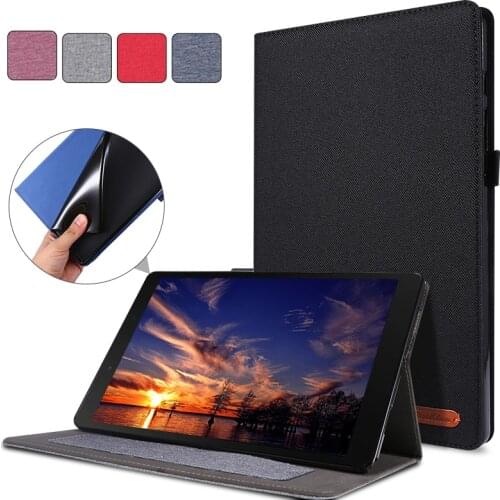 Case for Samsung Galaxy Tab A7 Lite 8.7 2021 Funda SM-T220 SM-T225 Tablet Cover Ultra Slim Fabric Protective Skin Stand Shell
