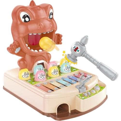 Baby Toys Hamster Drum Dinosaur Tap Musical Childrens Instrument Learning Educational Early Education Toys For Children