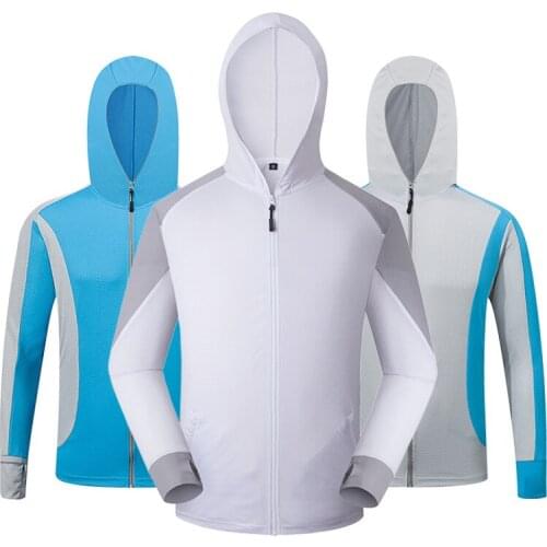 Unisex Hooded Breathable Fishing Clothing Coat Waterproof Quick-Drying Outdoor Sport Hunting Camping Hiking Hooded Jackets