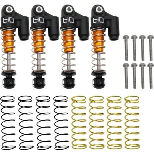 Hot Racing Oil Emulsion aluminum shocks for 1/24 Axial SCX24 or other 1/24 RC car