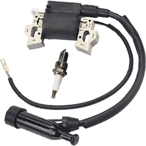 Ignition Coil for Honde Gx240 Gx270 Gx340 Gx390 8hp 9hp 11hp 13hp Engine Lawn Mower Tractor Generator w/Spark Plug 85AC