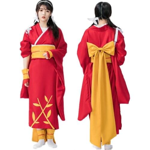 Anime Bungou Stray Dogs Cosplay Costumes Kyouka Izumi Cosplay Costume Kimono Halloween Carnival Party Literary Stray Dogs Set