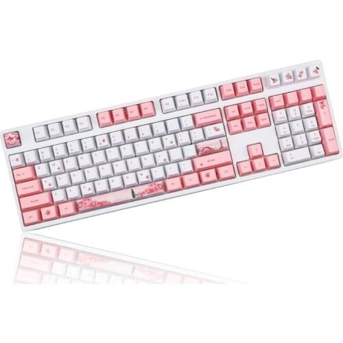 Dye Subbed PBT Maiden Keycap 122 Keys OEM Profile Keycaps For MX Switches DZ60/GK61/TKL87/108 Key cap