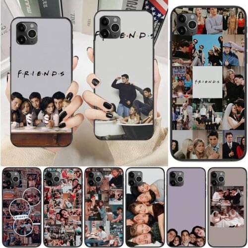 Friends TV Show Characters Soft Cover Phone Case For Iphone 6 6s 7 8 Plus XR X XS XSmax 11 12 Pro Mini Max