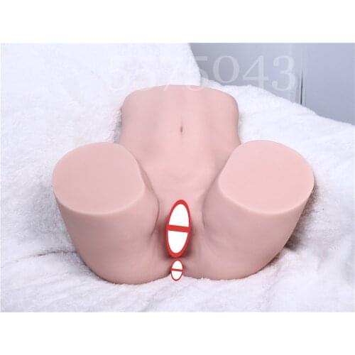 2021Newest! Double Channels Realisty Sex Dolls Artificial Vagina Deep Anal Vagina Sex Doll Big Ass Huge Real Big Ass SexToys Men