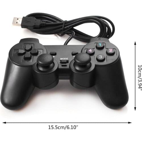 2021 New Wired USB 2.0 Game Controller Gamepad Joystick Vibrating Joypad for PC Laptop Computer