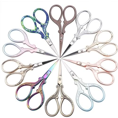 LMDZ Needlework Scissor Classic Stainless Steel Scissors Sewing Embroidery Handicraft Sewing Tools Cross Stitch Shears
