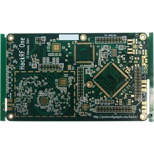 PCB for HackRF One Software Defined Radio RTL SDR 10 MHz to 6 GHz Great Scott Gadgets not including any Components