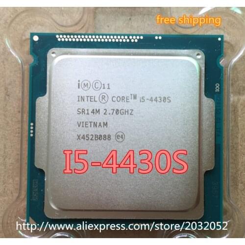 Lntel i5-4430S CPU I5 4430S 2.7GHz 22nm 65W 6M desktop processors SR14M scrattered pieces (working 100% Free Shipping)