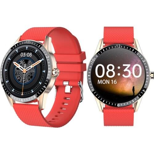 Smart Watch Red Reloj Inteligente 2021 Para Mujer Smartwatch Android Phone Call Popular