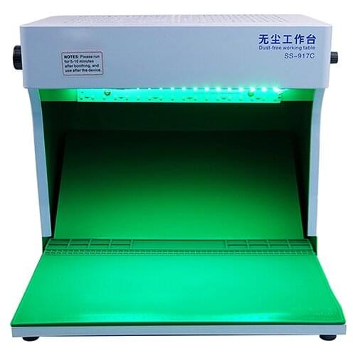 SS-917C Dust-Free Workbench Anti-Dust Adjustable LED Workbench Mobile Phone Repair Filter Purification Workbench