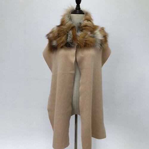 Winter Women Scarf Cashmere Ponchos Top Quality Solid Women Cape With Sleeveless Thicken Femme Hiver Ponchos