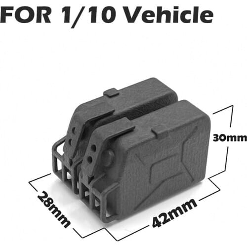 1/10 Rc Simulation Climbing Car Body Roof Fuel Tank Model