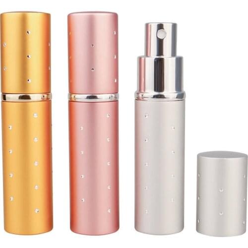 1Pc 10ml Mini Bottle Refillable Perfume Spray Container Spray Scent Pump Empty Cosmetic Containers Portable Atomizer Bottle