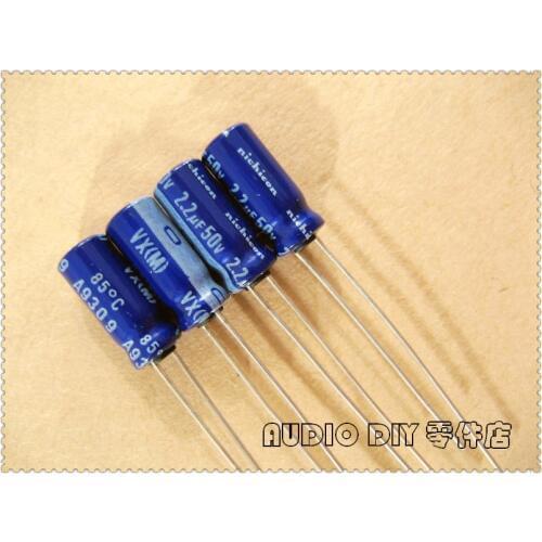 20PCS/100PCS Nichicon VX Series 2.2uF 50V 50V2.2UF Electrolytic Capacitor