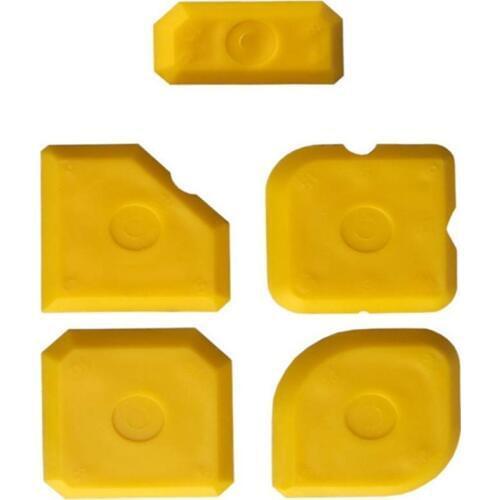 New 5Pcs Scraper Tool Kit Grouting Set Smoothing Trowel Grout Remover Silicone Joint Joint Filler Smoothing Spatula
