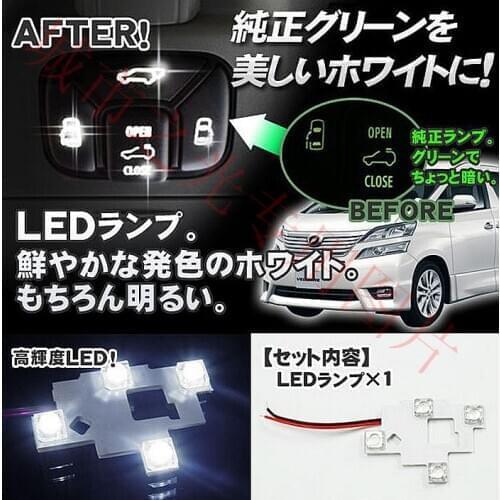 Car reading light LED FOR Toyota ALPHARD VELLFIRE H2 2008-2014 LED indoor light patio light ceiling light