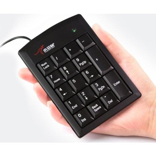 Free Shipping PS/2 19 Keys Keypad Numeric Keyboard Multifunction Wired Number Calculator For Laptop Easy To Use win7 ps2 numpad