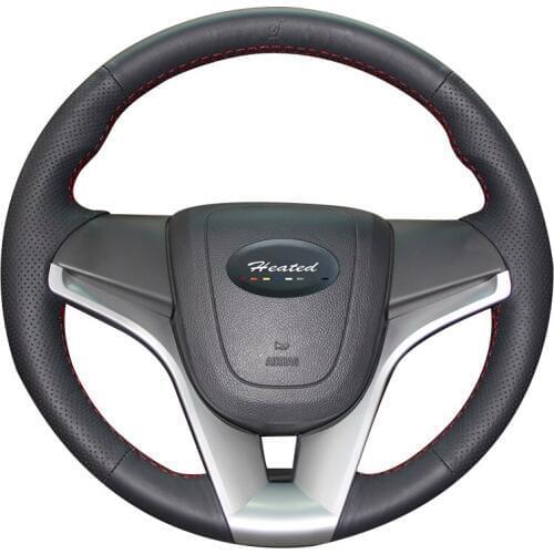 Steering wheel cover for Chevrolet Cruze 2009-2014 Aveo 2011-2014 Holden Cruze 2010 braid on the steering wheel