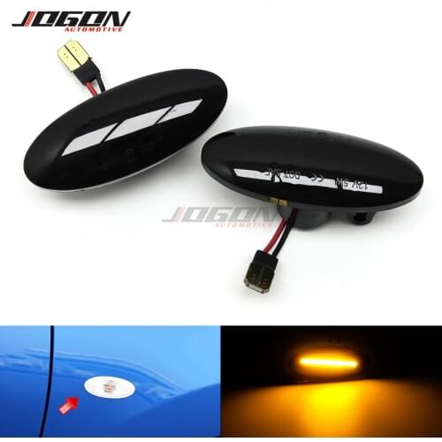 For Nissan Qashqai X-Trail Dualis Juke Micra Navara Note NV200 NV400 March Tiida LED Dynamic Turn Signal Light Side Marker Lamp