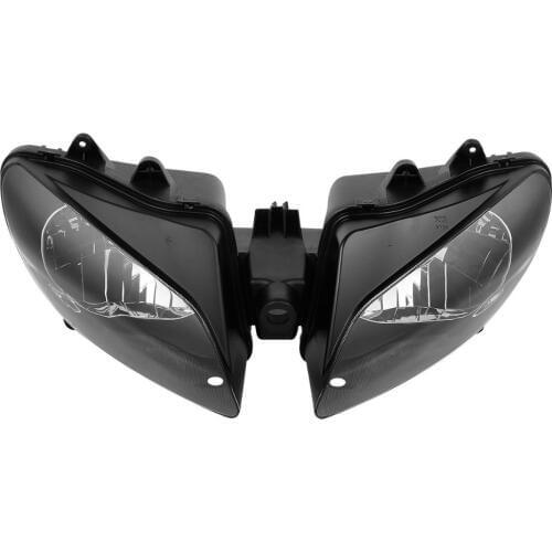 Motorcycle Headlight Head Lamp Black Housing With Clear Lens Assembly For Yamaha 00-01 YZF-R1