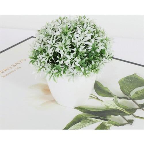 Artificial Plants Green Bonsai Small Tree Pot Plants Fake Flower Potted Ornaments for Home Decoration Craft Plant Decorative