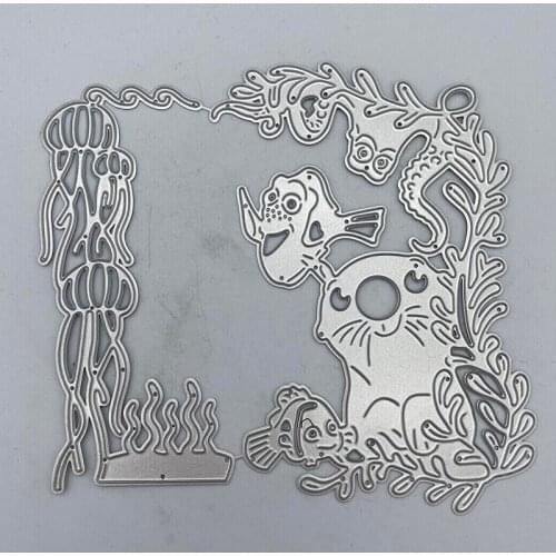 Metal Cutting Dies The underwater world for DIY Scrapbooking Album Embossing Paper Cards Deco Crafts Die Cuts