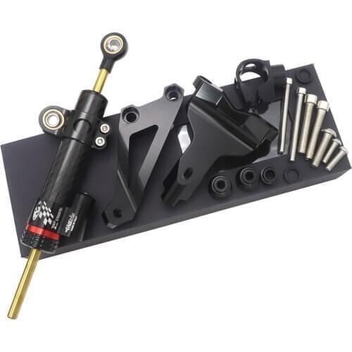 Motorcycle CNC Aluminium Steering Stabilizer Damper Mounting Bracket For 2013 - 2018 DUKE 125 200 390 2014 2016