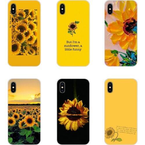 Beautiful yellow flower sunflower Soft Case Covers For Xiaomi Redmi Note 6A MI8 Pro S2 A2 Lite Se MIx 1 Max 2 3 For Oneplus 3 6T