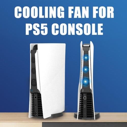 Cooling Stand for PS5 Controller Game Console Cooler Fan Radiators Vertical Holder Bracket for Play Station PS5 Accessories