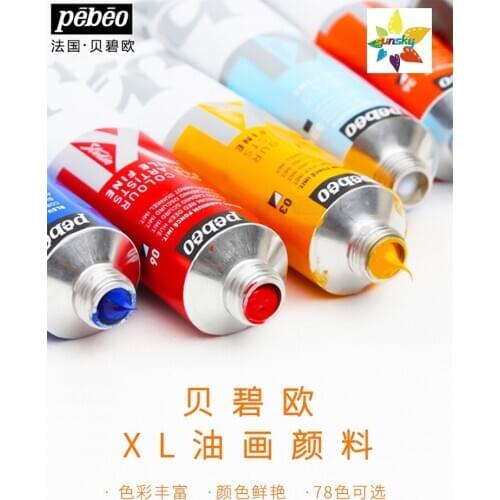 Original Pebeo XL series Artists classic transparent oil color Paste delicate Tubular 37 ml 78 colors single Self selected