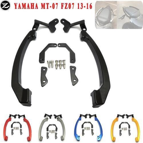 Motorcycle Tail Rear Seat Passenger Pillion Handle Grab Bars Armrest for Yamaha MT07 FZ07 2014 2015 2016 2017