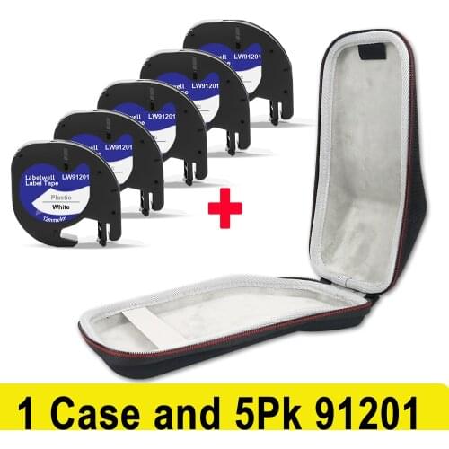 Portable Carrying Case for Dymo Letratag LT-100H LT100H Label Maker Protective Business Bag travel box 12267 91201 91202 tapes