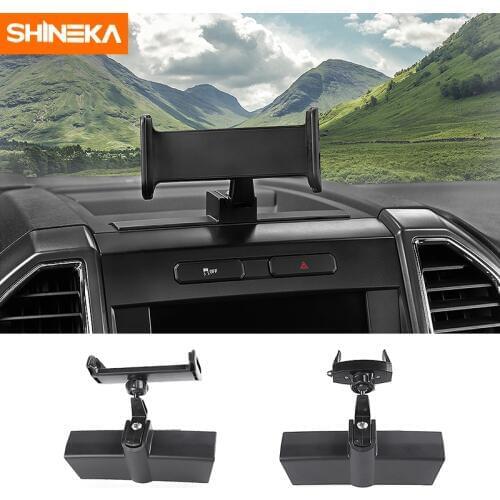 SHIENKA Car GPS Mobile Phone Ipad Holder Bracket Cellphone Stand for Ford F-150 Car Accessories