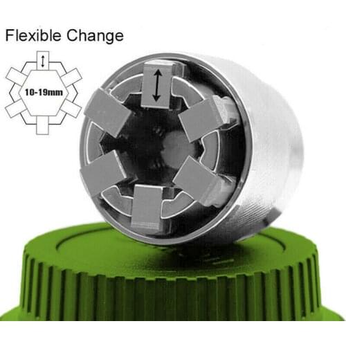 Universal Key Hood Screw Socket Wrench Explosion-Proof Chrome Molybdenum Steel Top Magic Sleeve Metric single head wrench