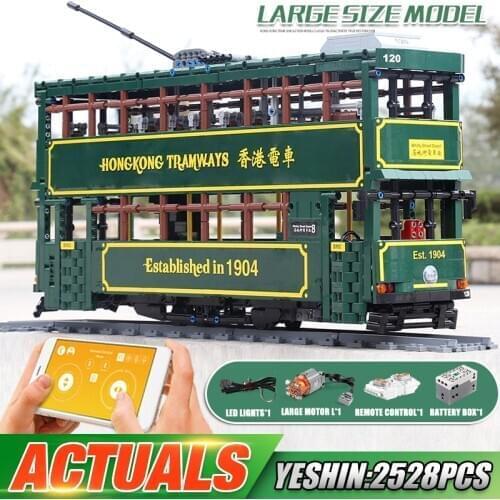 MOULD KING KB120 High-Tech Car Model APP RC Motorized 1904 Whitty Street Depot Building Blocks Bricks Kids Christmas Toys Gifts