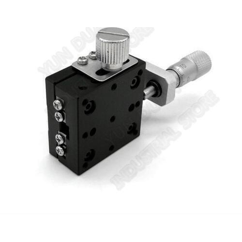 X Axis 30*30mm Manual Displacement Trimming Platform Cross Roller Guide Way Linear Stage Sliding Table High precision LX30-C