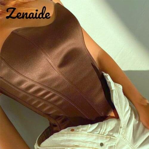 ZENAIDE Women's Cropped Tank Tops