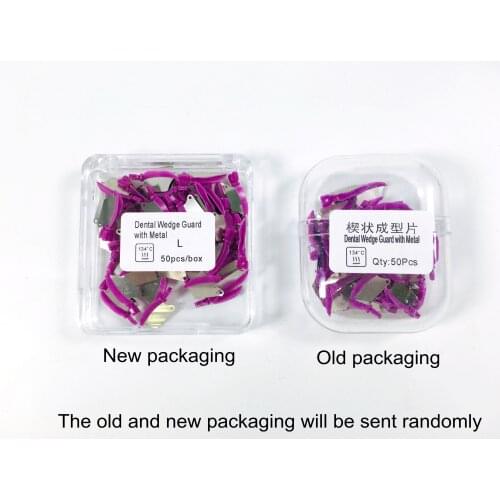 Dental Teeth Interproximal Wedges With Protection Plastic Guard Purple-Large 134°C