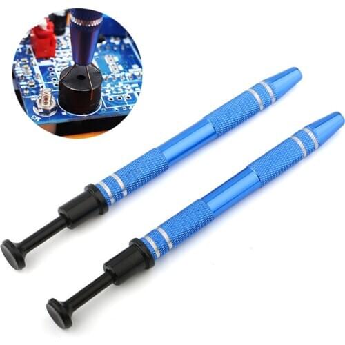 1 Pc Electronic Component Grabber IC Extractor Pickup BGA Chip Picker Patch IC Suck Pen Electronic Repair Tools Metal Four Claw