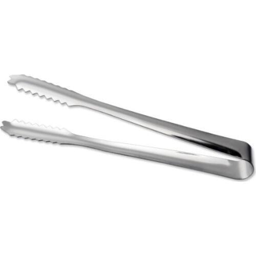 1PC Stainless Steel Ice Tongs Tool Bar Kitchen Barbecue BBQ Clip Bread Food Ice Clamp LB 100