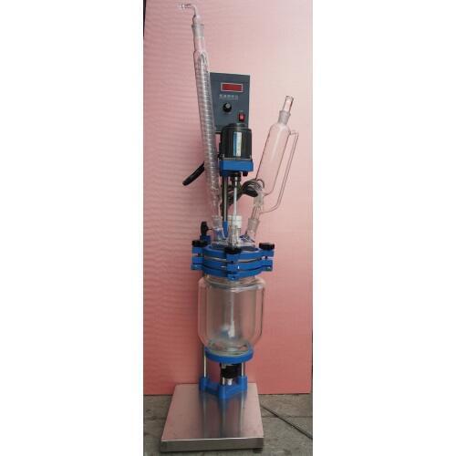 1000ml,Borosilicate Glass Reaction Kettle,1L,Cylindrical Reaction Reactor