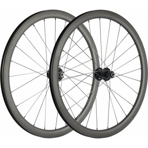 700C Carbon Wheelset with Chosen Disc Brake Hub 45mm Carbon Road Disc brake Bike Wheels Clincher 25mm U shape wheelset