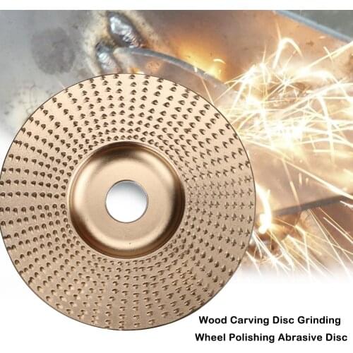 22mm 16mm Wood Grinding Wheel Sanding Carving Disc Shaping Wood Carving Tool Abrasive Disc For Angle Grinder 4inch Bore