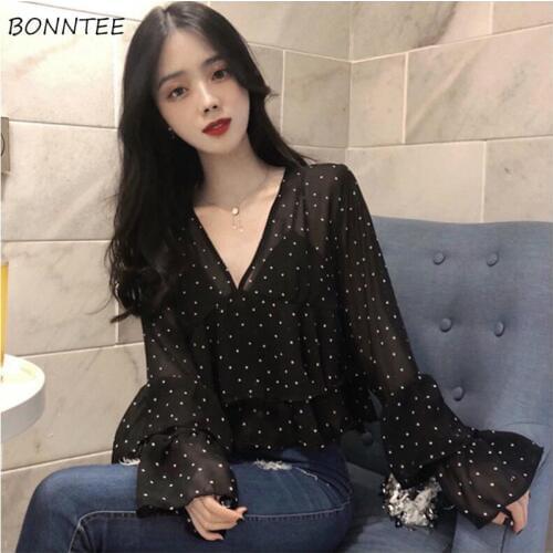 BONNTEE Wide Blouses