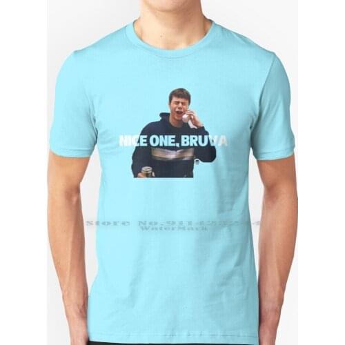 Nice One Bruva-Human Traffic T Shirt 100% Pure Cotton Nice One Bruva Human Traffic Nice One Brother Funny Comedy Danny Dyer