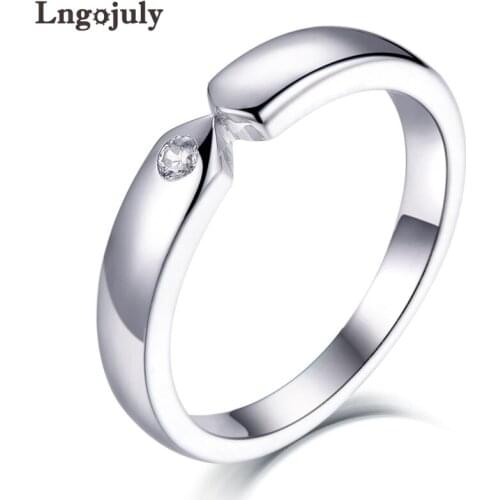 FIne Jewelry Women Ring 925 Sterling Silver Ring Zircon Rings Noble Jewelry Accessories Finger Ring For Lady Party Jewelry Gifts