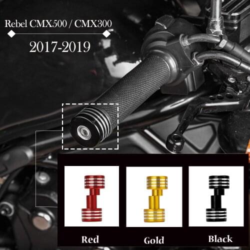 CMX500 CMX300 Handle Bar End Plug For 2017 2018 2019 HONDA Rebel CMX 300 500 Handlebar Grips Cap Cover Motorcycle Accessories