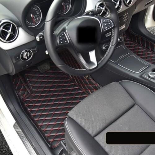 Leather car floor mat for mercedes benz B180 b200 b260 2011 2012 2013 2014 2015 2016 2017 2018 w246 accessories rug
